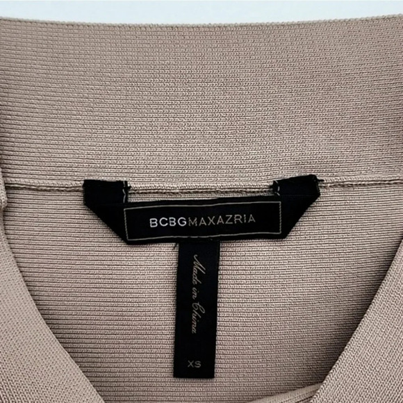 BCBGMaxAzria Alexa Mauverose Bandage Pencil High Rise Skirt Stretch Size XS - Picture 6 of 9